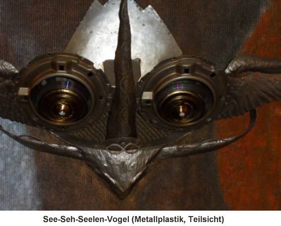 See-Seh-Seelen-Vogel (Metallplastik) (Teilsicht) m